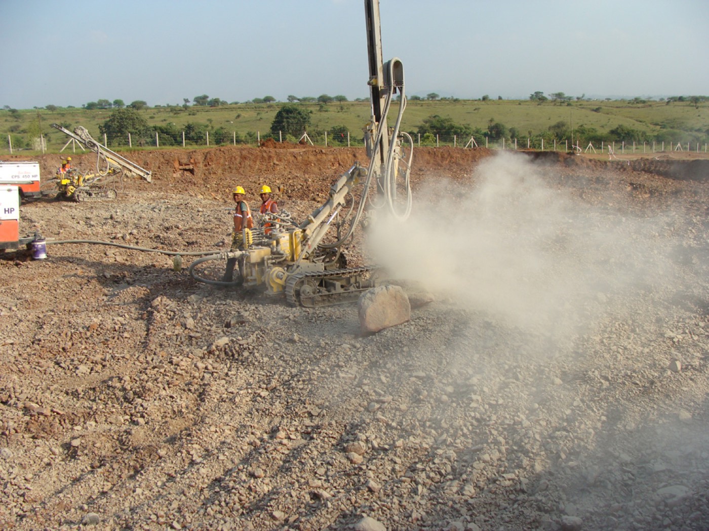 Land development, RCC wall and pipeline works at the Tetra Pak India site